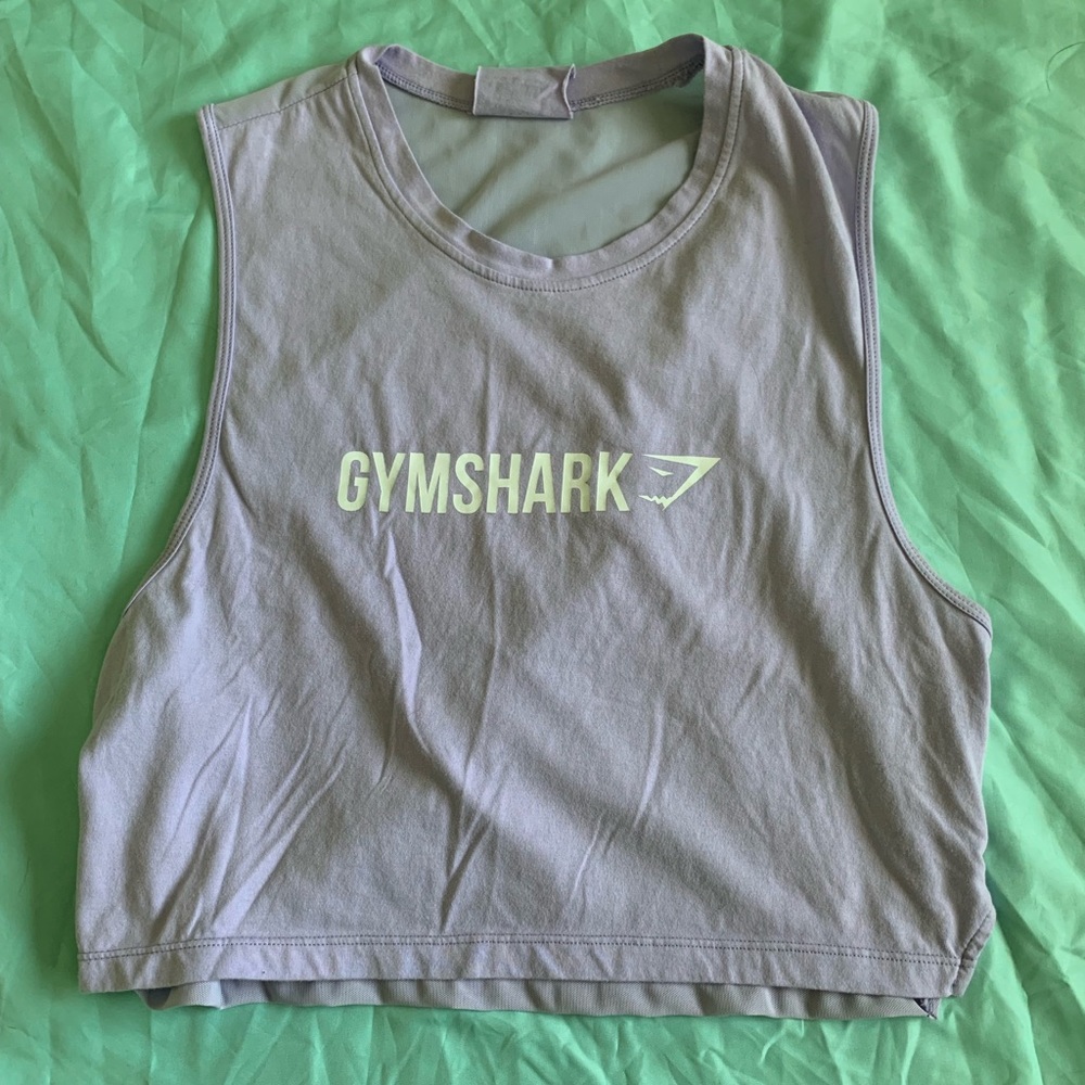 Gymshark lavender crop top